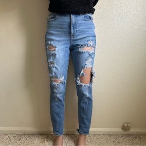 Distressed American Eagle jeans